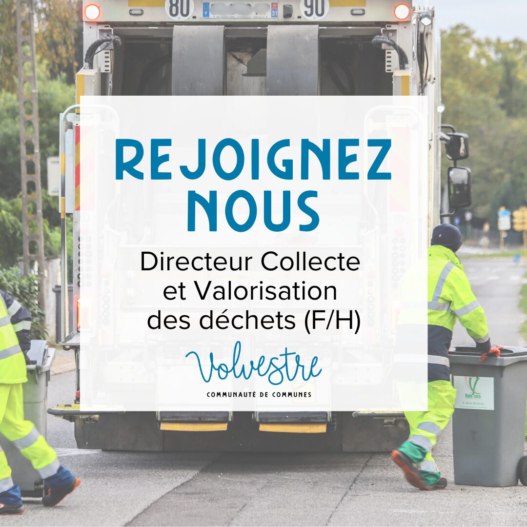 Recrutement d’un Directeur Collecte et valorisation des déchets (F/H)