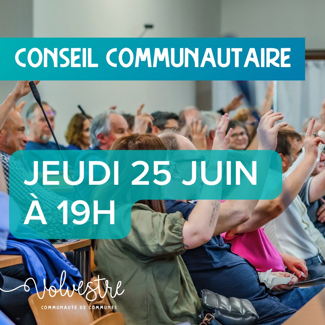 Conseil communautaire ce jeudi 25 juin 2026