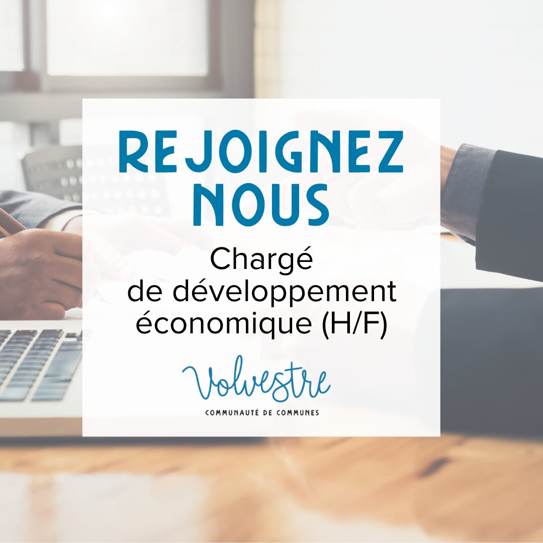 Poste à pourvoir : Chargé de développement économique (H/F)