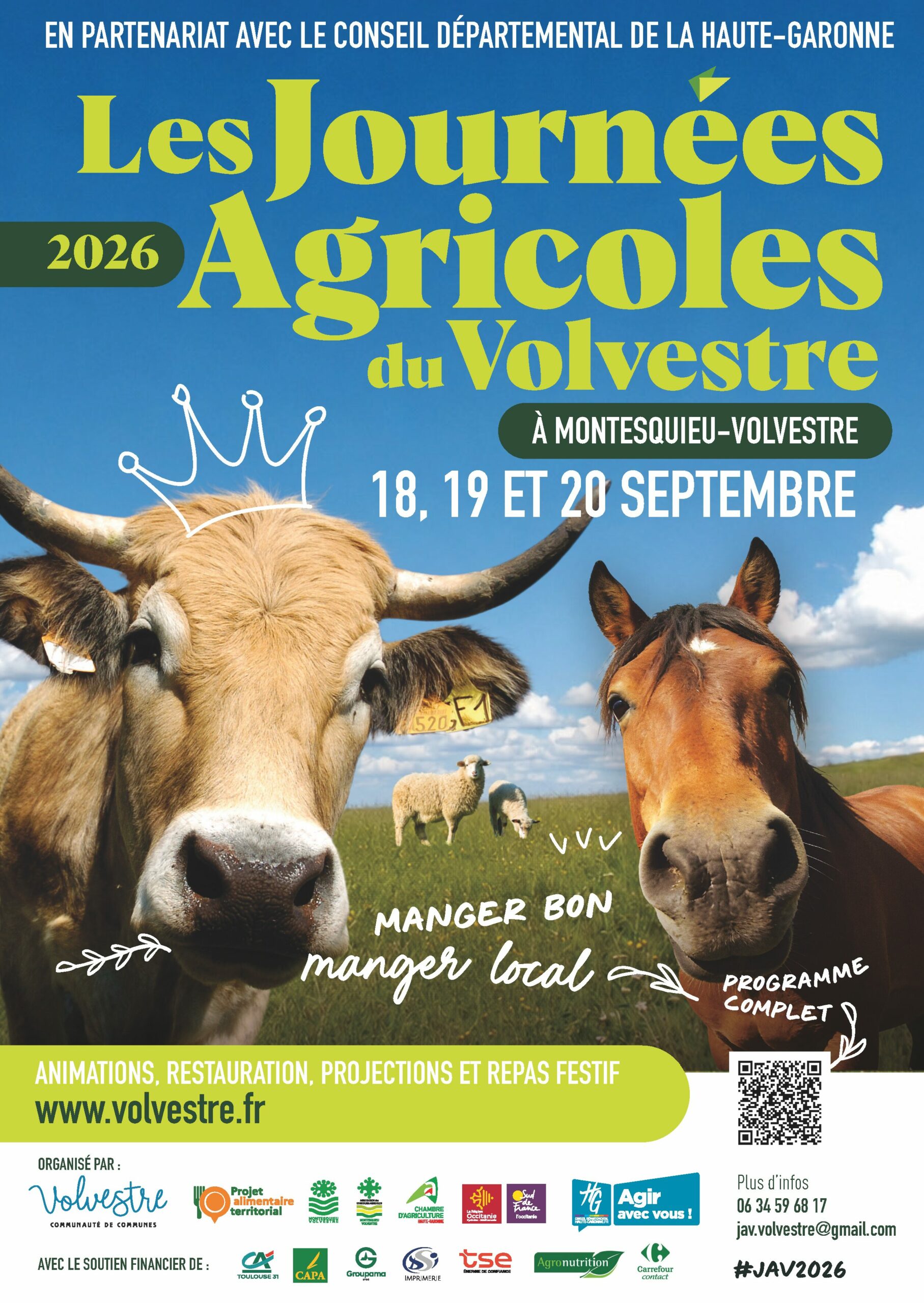 Exposez aux Journées Agricoles du Volvestre 2026 !