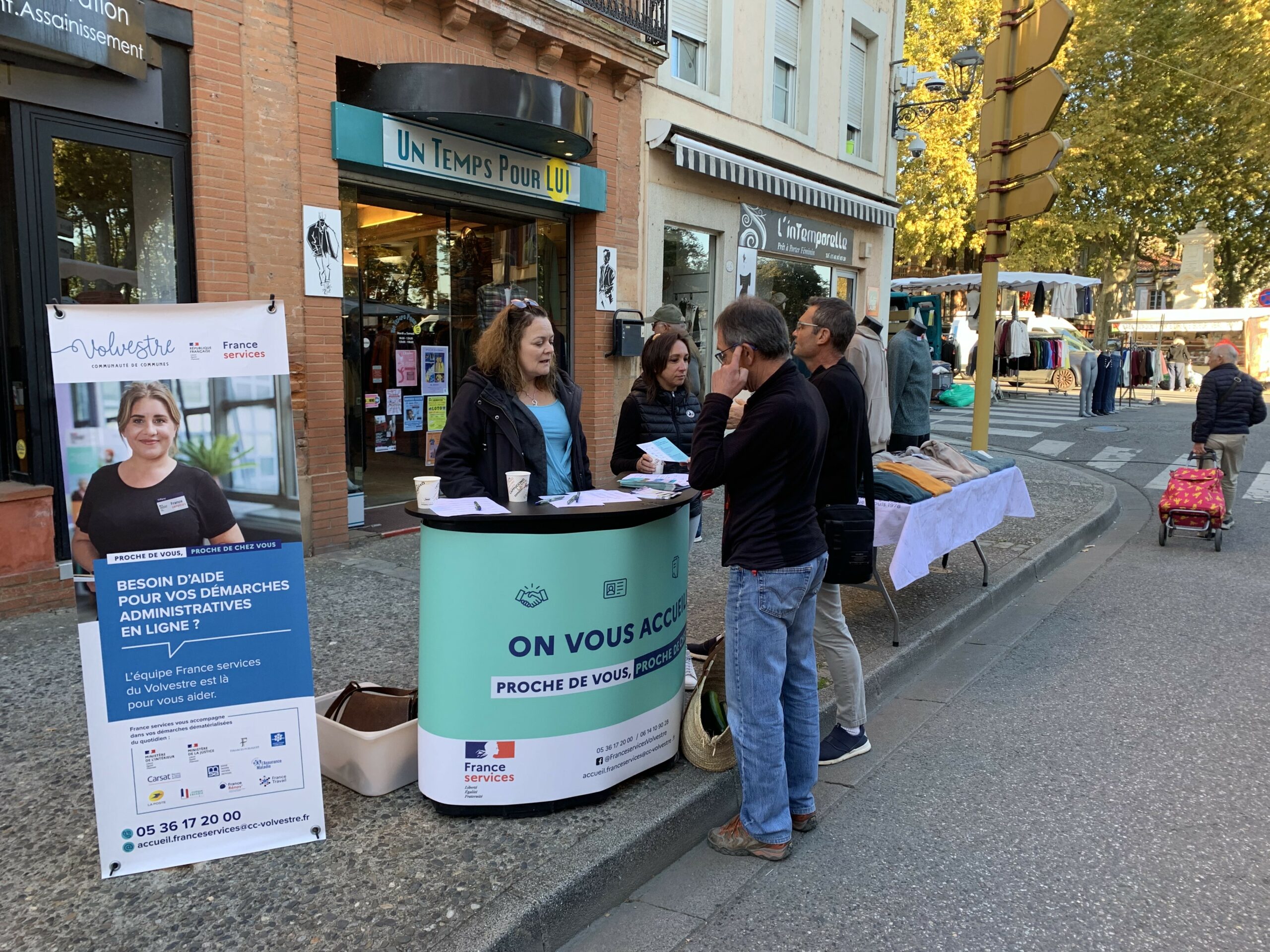 France services sur les marchés de Carbonne et de Saint-Sulpice-sur-Lèze !